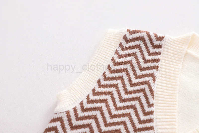 Fall Boutique Kids Clothing Baby Boy Clothes 9 to 12 Months Knitted Sleeveless Vest + Denim Shirts + Pants 3PCS Boys Outfit SetXJ241205