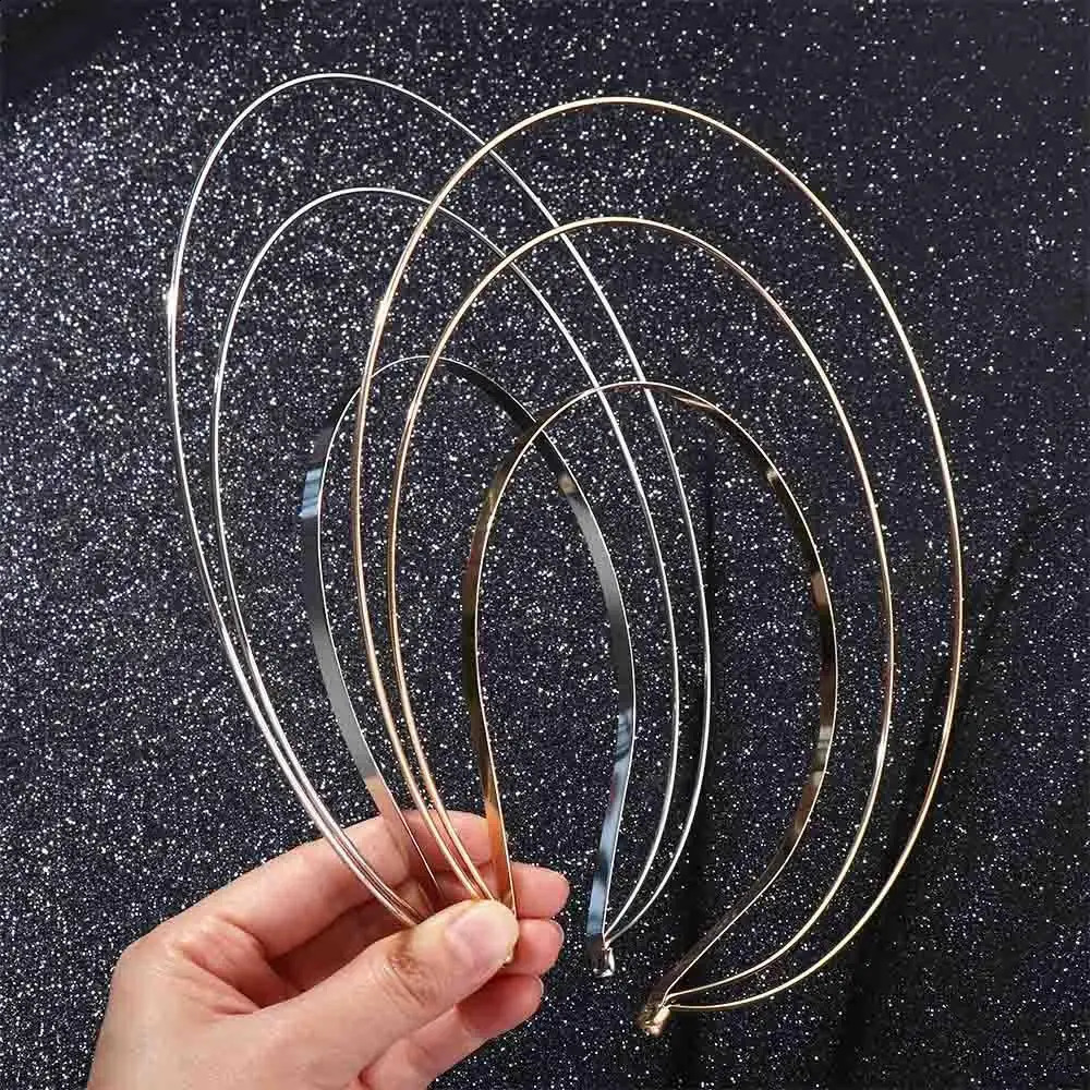 Goddess Angel Gold Multilayer Halo Hair Crown DIY Base Headband Bridal Wedding Hoops Accessories Halloween Headwear 241122