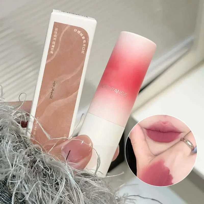 Smoky Gray Purple Matte Lipstick Makeup Autumn Winter Velvet Lip Tint Nude Pink Lipstick Lip Pigment Non-stick Cup Red Lip GlossXJ241205