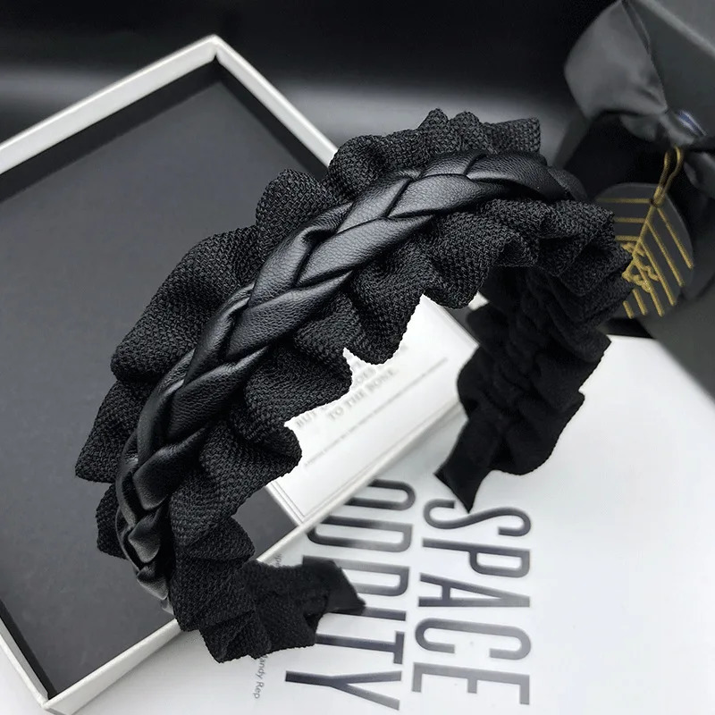 Fashion Womens Hairbands Girls Twisted Wide Cone Headbands Hair Accessories 241205