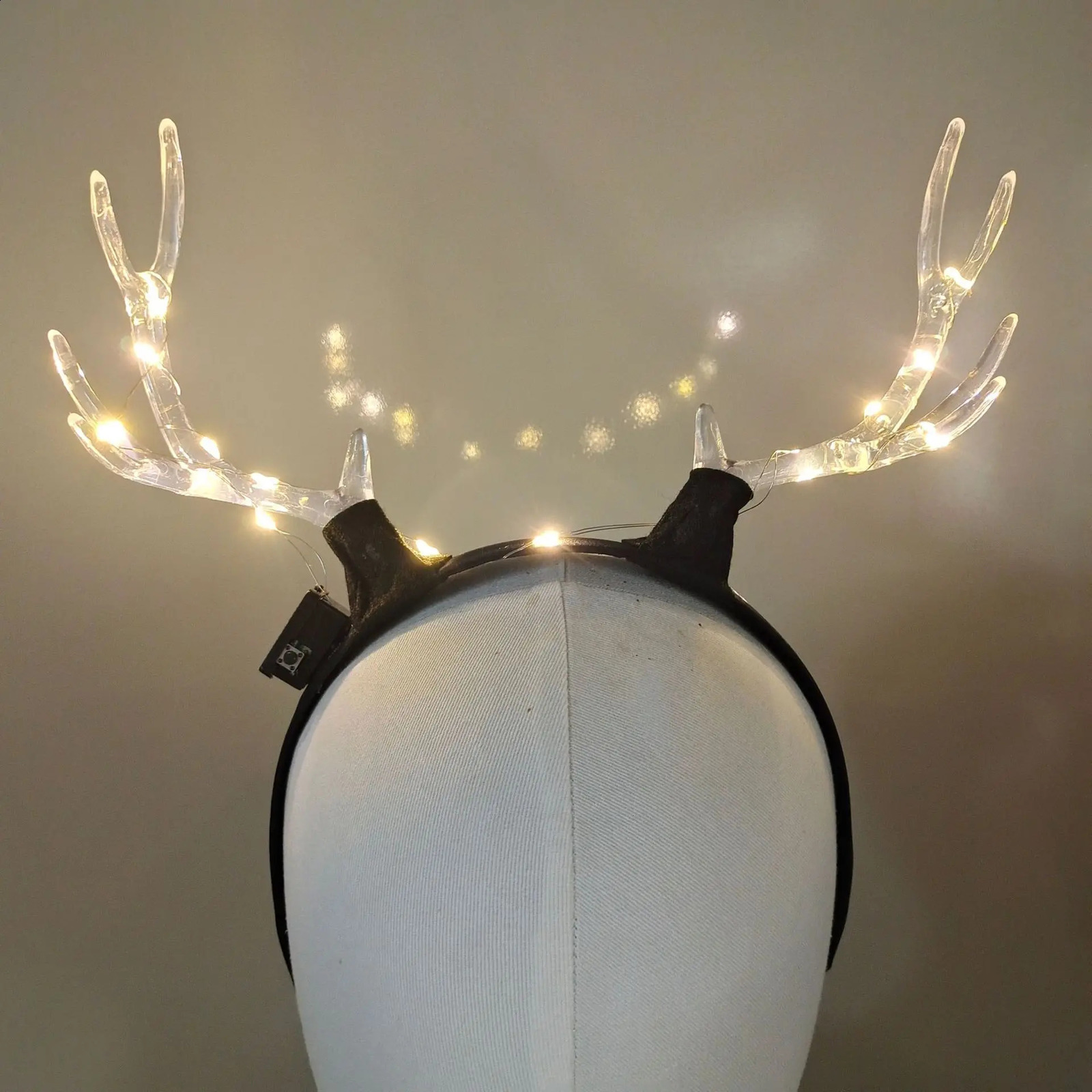 Antler Headband Halloween Deer Horn Crown Tree Branch Headpiece Cosplay Headdress for Women Girls 241122