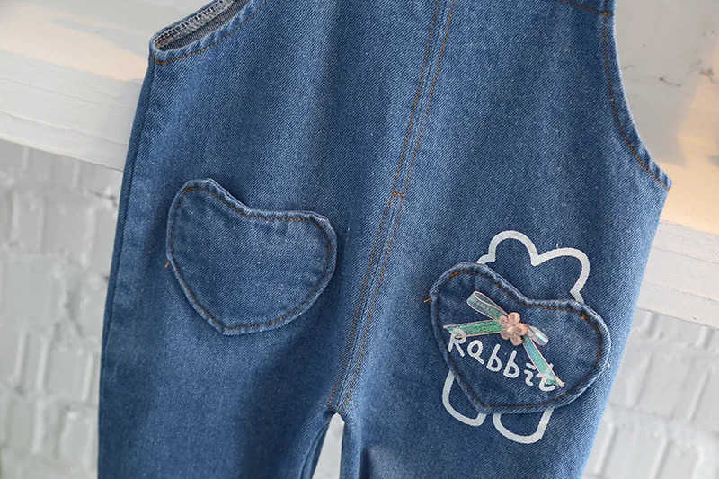 Autumn kids Baby girls clothes long sleeve Shirt+ Jeans 2024 Korean Fashion Casual girls clothes set for 0-4 yearXJ241205