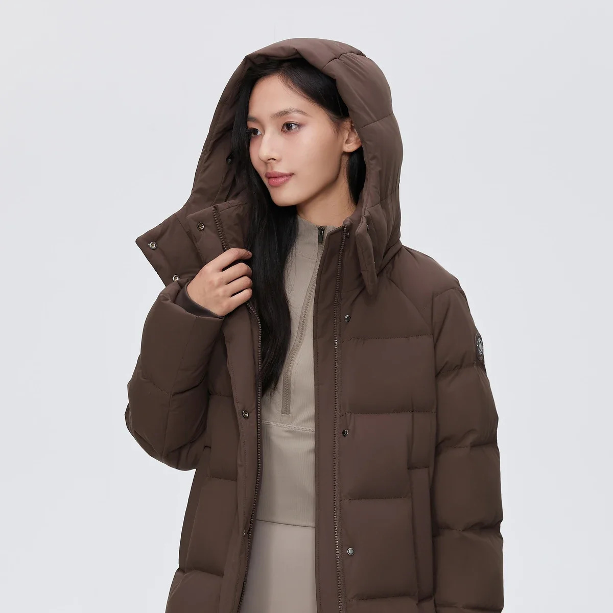 BOSIDENG Winter 90% Duck Down Jacket Womens Casual Long Jacket Deep Winter Inflatable Jacket Thick Warmth 241202