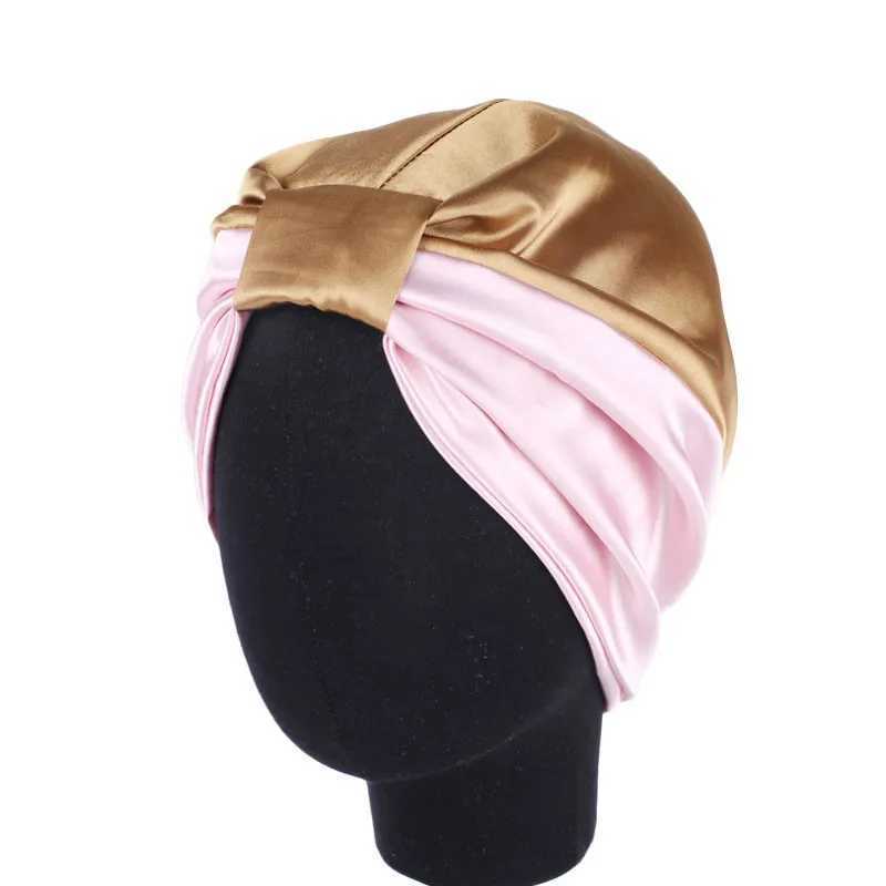 6 Colors Silk Salon Bonnet Women Sleep Shower C Bath Towel Hair Dry Quick Elastic Hair Care Bonnet Head Wr HatXJ241205