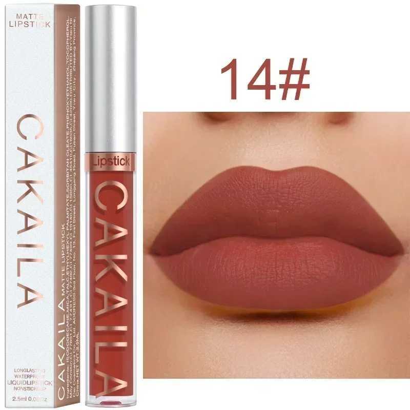 Velvet Matte Lip Gloss 18 Colors Lasting Waterproof Nude Liquid Lipstick Moisturizing Non-stick Cup Lip Glaze Makeup CosmeticsXJ241205