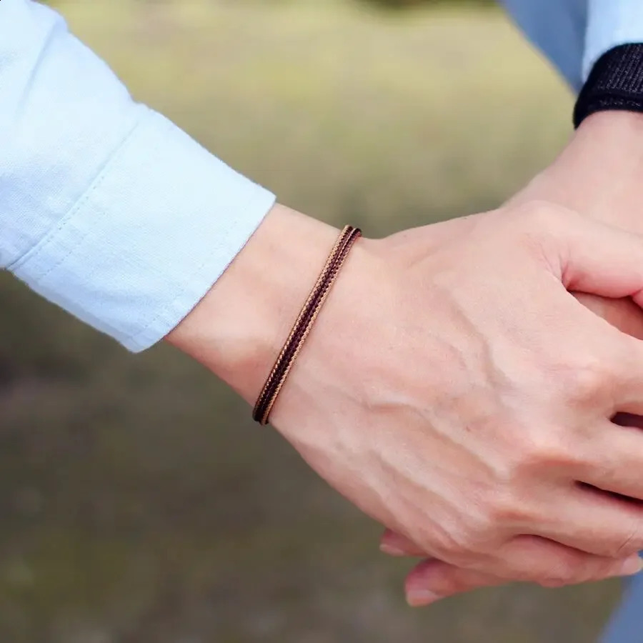 Minimalist Handmade Bracelet With Ethnic Style Unisex Featuring High Quality Ropes Perfect As Gift For Family Friends Pulseria 241122