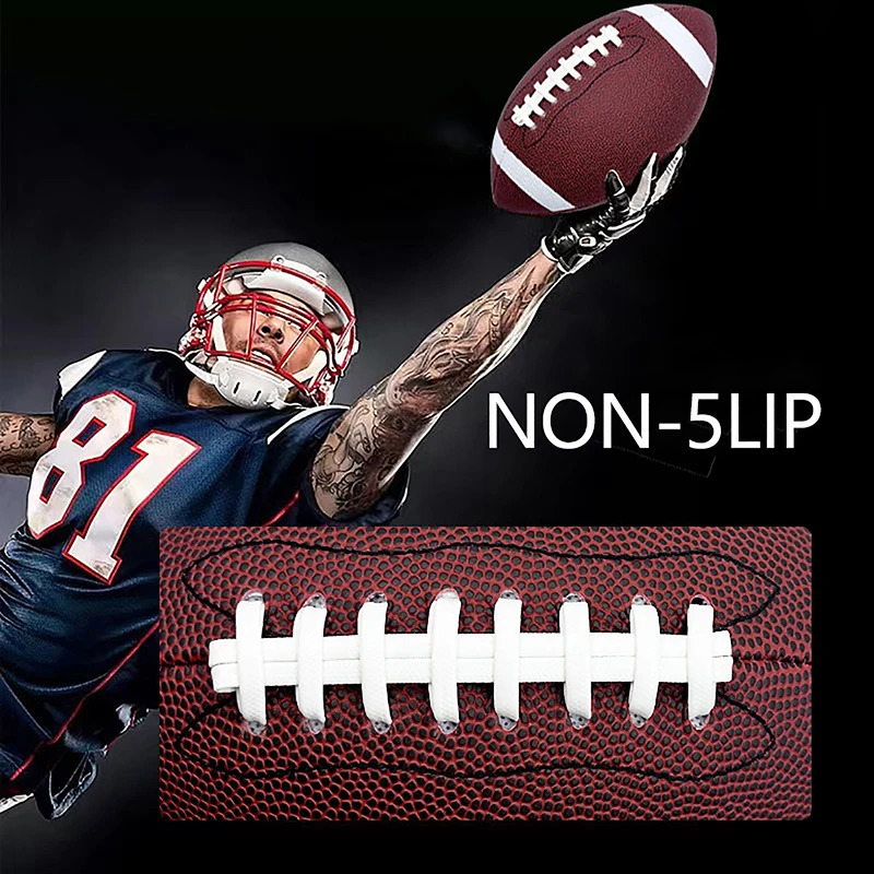 21cm8.5Inch 16p Eco-Friendly PVC Rugby Inflatable American Football Childrens Leather Ball Indoor and Outdoor Sport Supplies 250410