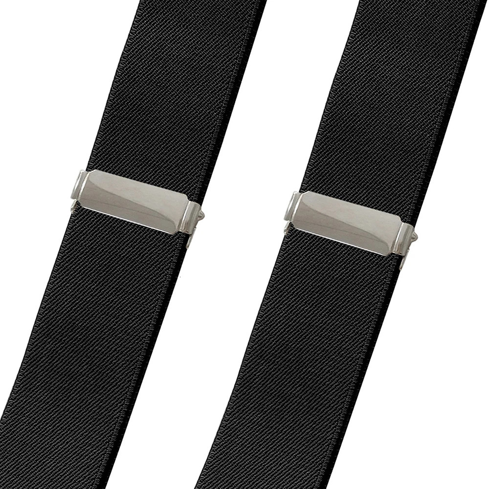 Suspenders for Men Work Heavy Duty Big and Tall 35cm Wide X Back with 4 Strong Clips Adjustable Elastic Trouser Braces Straps 241122