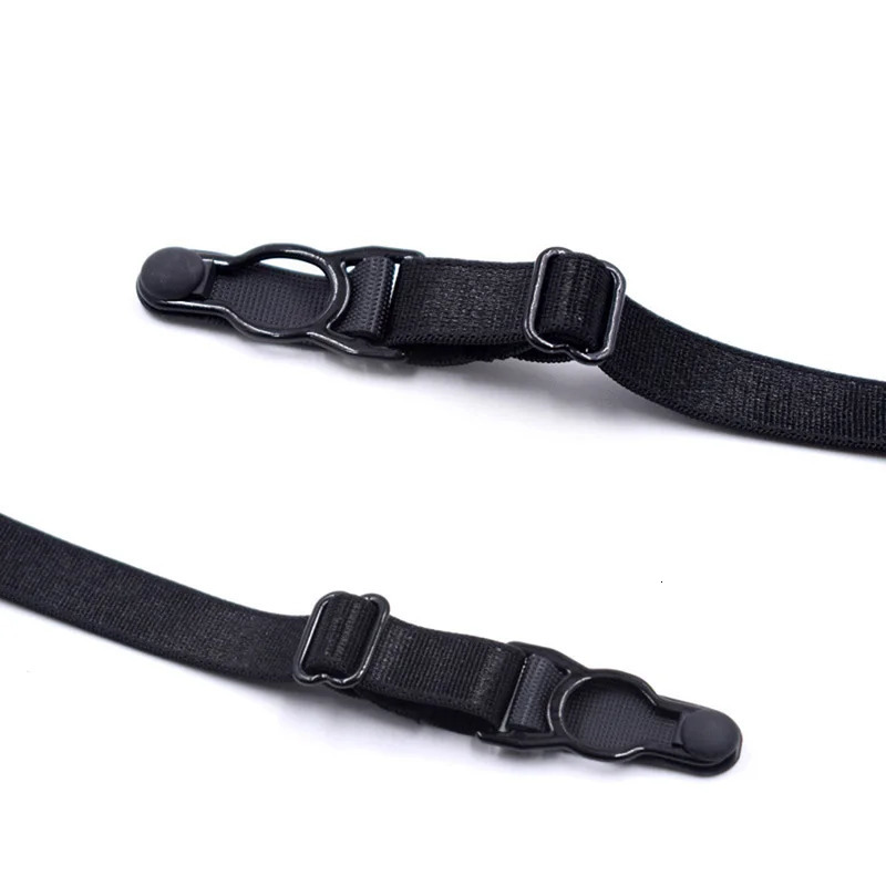 1 Pair Elastic Mens Shirt Stays Striped Suspenders Straps Antiskid Belt Garters Nylon Adjustable Holders For Male 241122