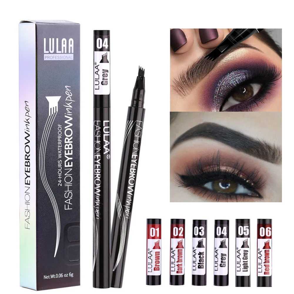 6-color dye waterproof eyebrow pencil eye shadow for eye shadow makeup waterproof durable sketch liquid eye shadowW241205