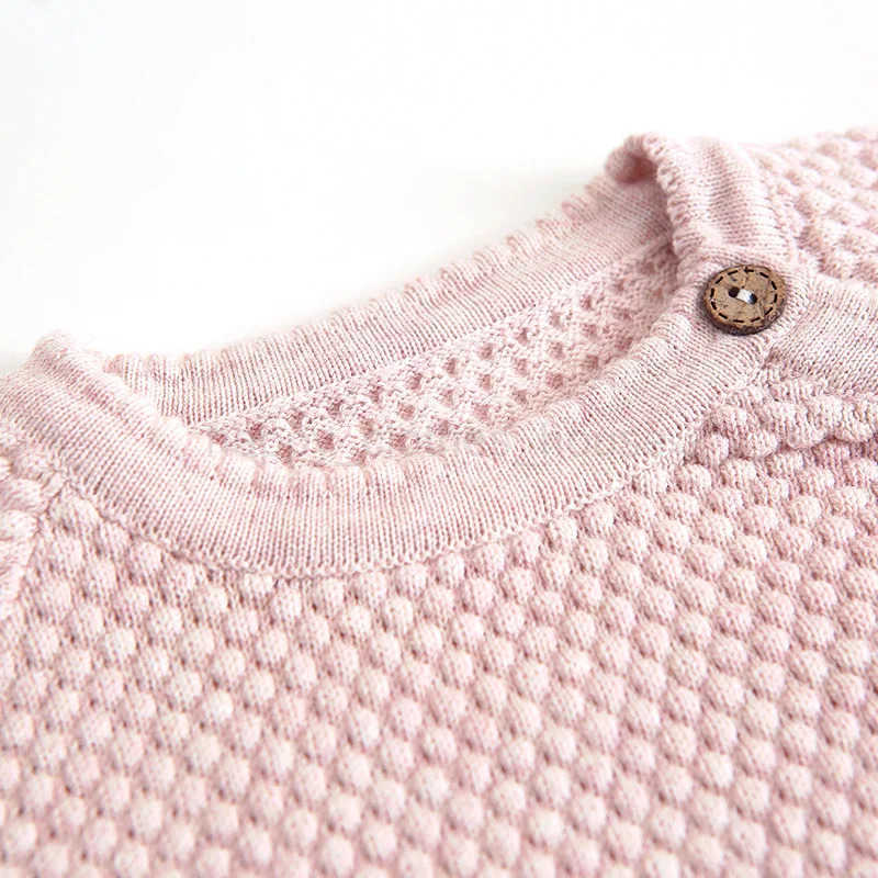 Baby Clothes Sets Ensembles Cotton Spring Newborn Boy Girl Infant Clothing Tops And Pants Knitted Sweater Baby Pajamas SetsXJ241205