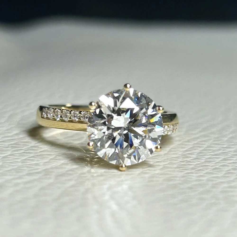 Meisidian D VS1 Laboratory Diamond IGI Certificate 18K Gold 3-carat Diamond Womens Ring W241205