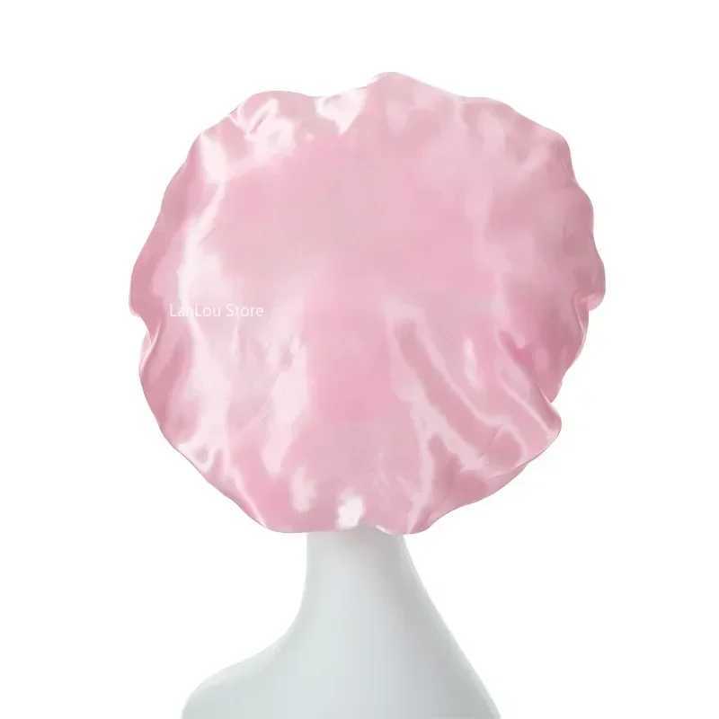 Silky Satin Lined Bonnet Sleep C Stay On All Night Hair Wr Cover Slouchy Beanie For Curly Hair Protection For Women And MenXJ241205