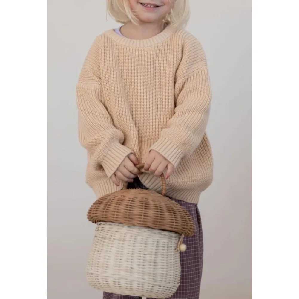 Autumn Toddler Boys Girls Sweaters Pullover Kids Knitted Sweaters Full Set Baby Top Childrens Warm Clothes W241205