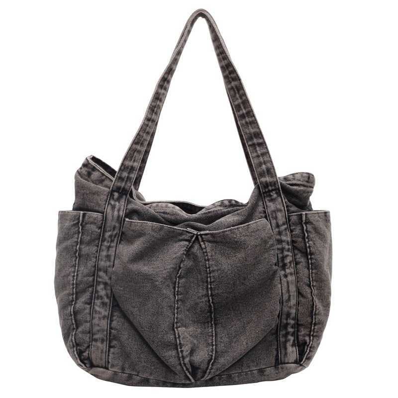 Cowboy Bag Large Capacity Bag Women's Single Shoulder Handheld Commuter Bag Women's Bag Tote Bag 241215