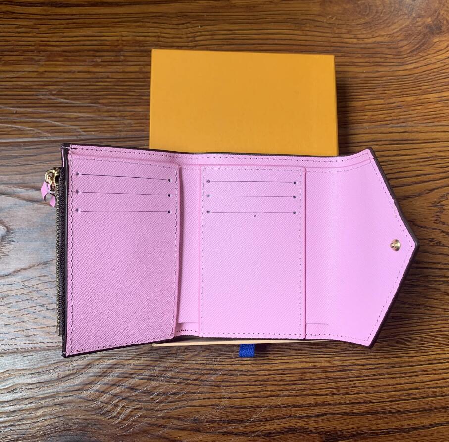 Designer wallets for women Coin Purse Small Wallet victorine Woman Card Holder Luxury Short Wallets Mini Wallets With Orange Box
