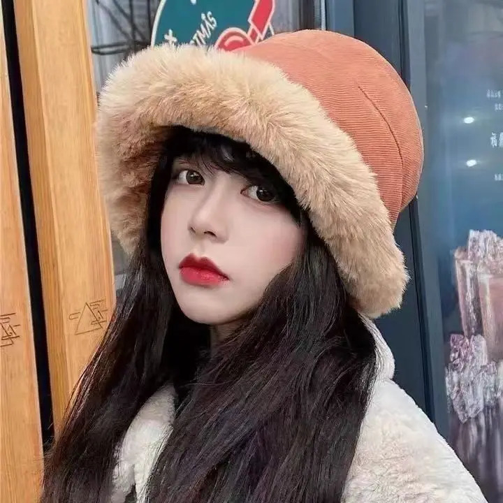 Mens and Womens Winter Fishermans Hats Warm Windproof Cashmere Hats Gorilla Para Hombres Casquette Homme Kpop 241205