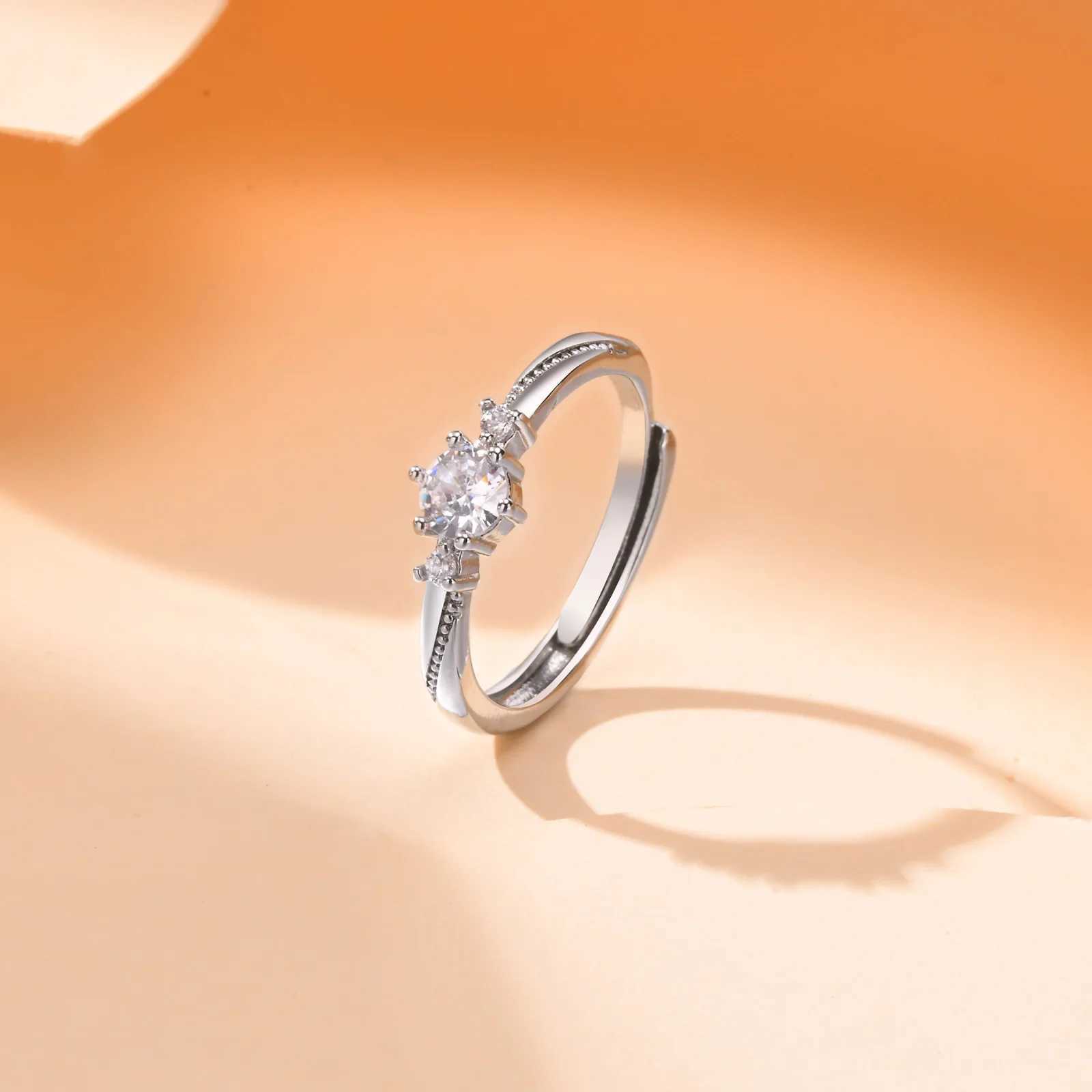 Vnox Womens Card Ring Bridal Card Wedding Ring Bling AAA CZ Stone Finger Band Promised Engagement Anniversary Gift W241205