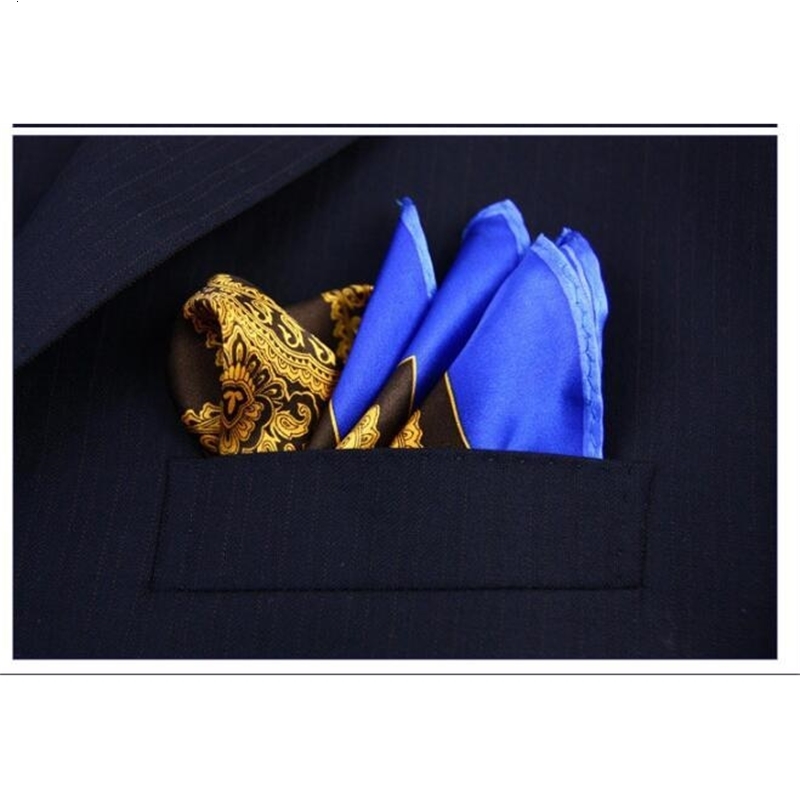 35 * 35CM mens pocket square silk set handle retro wedding British style 241205