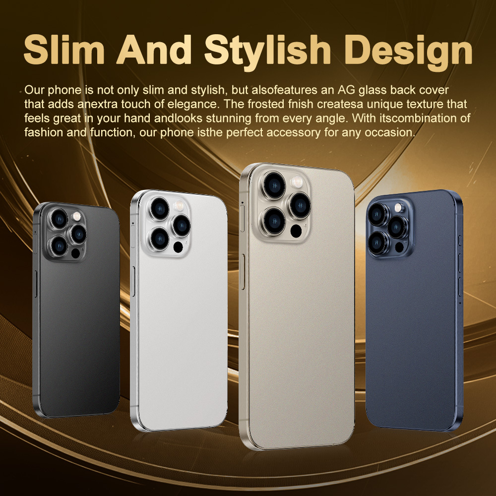 i16 Pro Max Mobile Phone 7.3-inch HD Screen, 14 ,Snapdragon8 Gen 3 CPU,16GB+1TB Android Phone,50MP+100MP Camera Pixels, 8000mAh Battery, 5G Dual SIM C