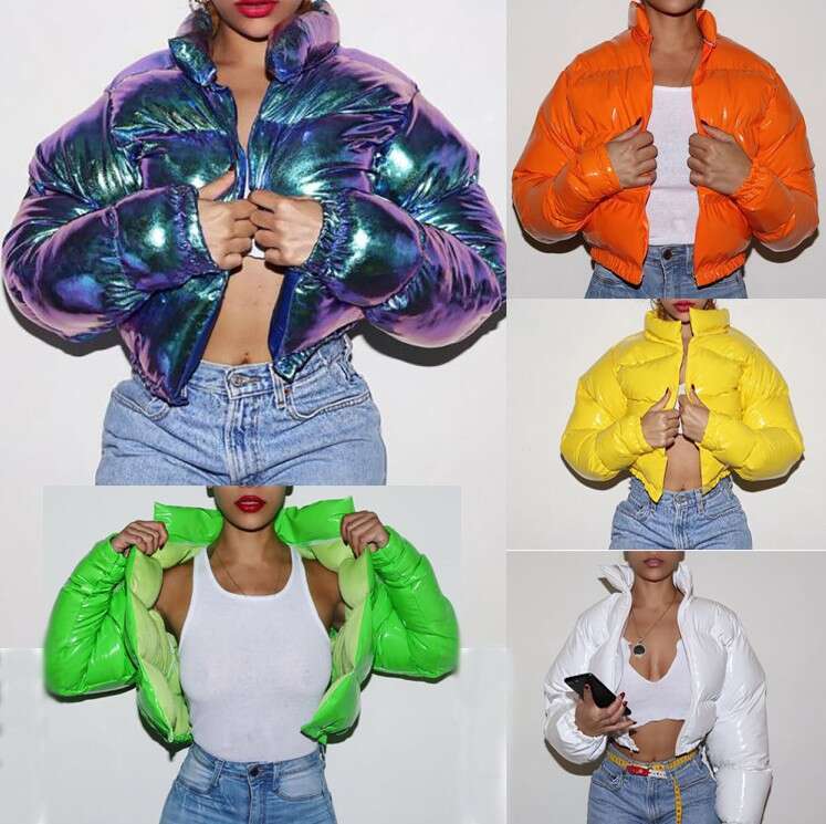 women's shiny bread down cotton jacket, popular item, 2024 new casual versatile fashion clothing