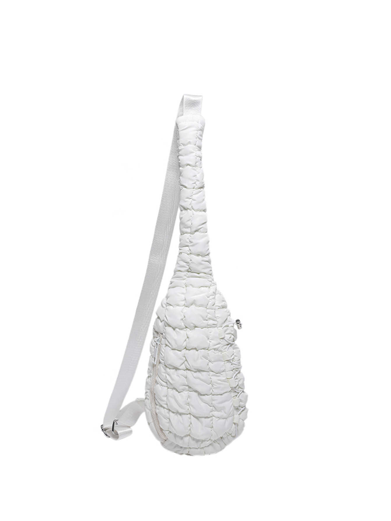 Lightweight Nylon Shoulder Bags New Fashionable Chest Bag Women s Travel Pleated Handbags Crossbody Waist Bag 241205