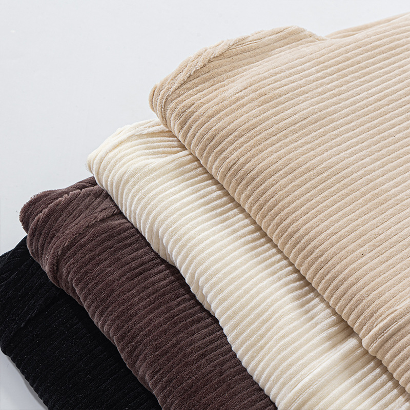2025--new yoga sweatpants Scuba Ladies' mid waist wide leg pants Advanced corduroy casual pants Hanging straight leg pants