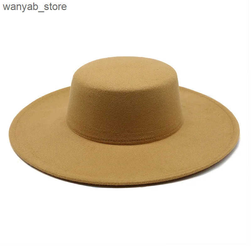 Cloches Bowling Hat Womens Fedoras Fashion 2023 felt panama chair beach Elegant Wedding Photos Fashioner L240910