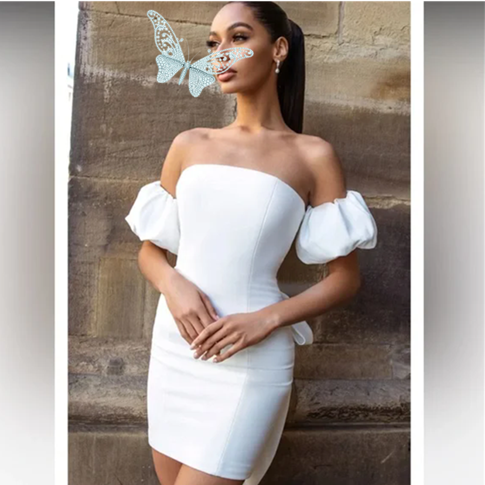 African White Homecoming Dresses Sleeveless Short Cocktail Dresses Knee Length Birthday Party Graduation Prom Dress Formal Cocktail Evening Gowns 01