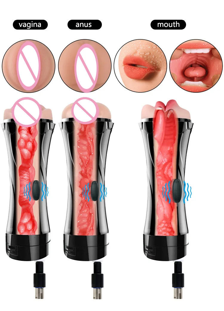 Sex Toys for Men Automatic Sex Machine Vagina Anal Oral Masturbator Cup Accessories Sex Massager Tool Love Machine Attachments 241205