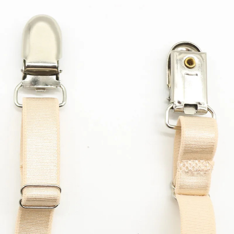 1 Pair Men Shirt Stays Belt With Nonslip Locking Clips Keep Tucked Leg Thigh Suspender Garters Adjustable Strap 241122