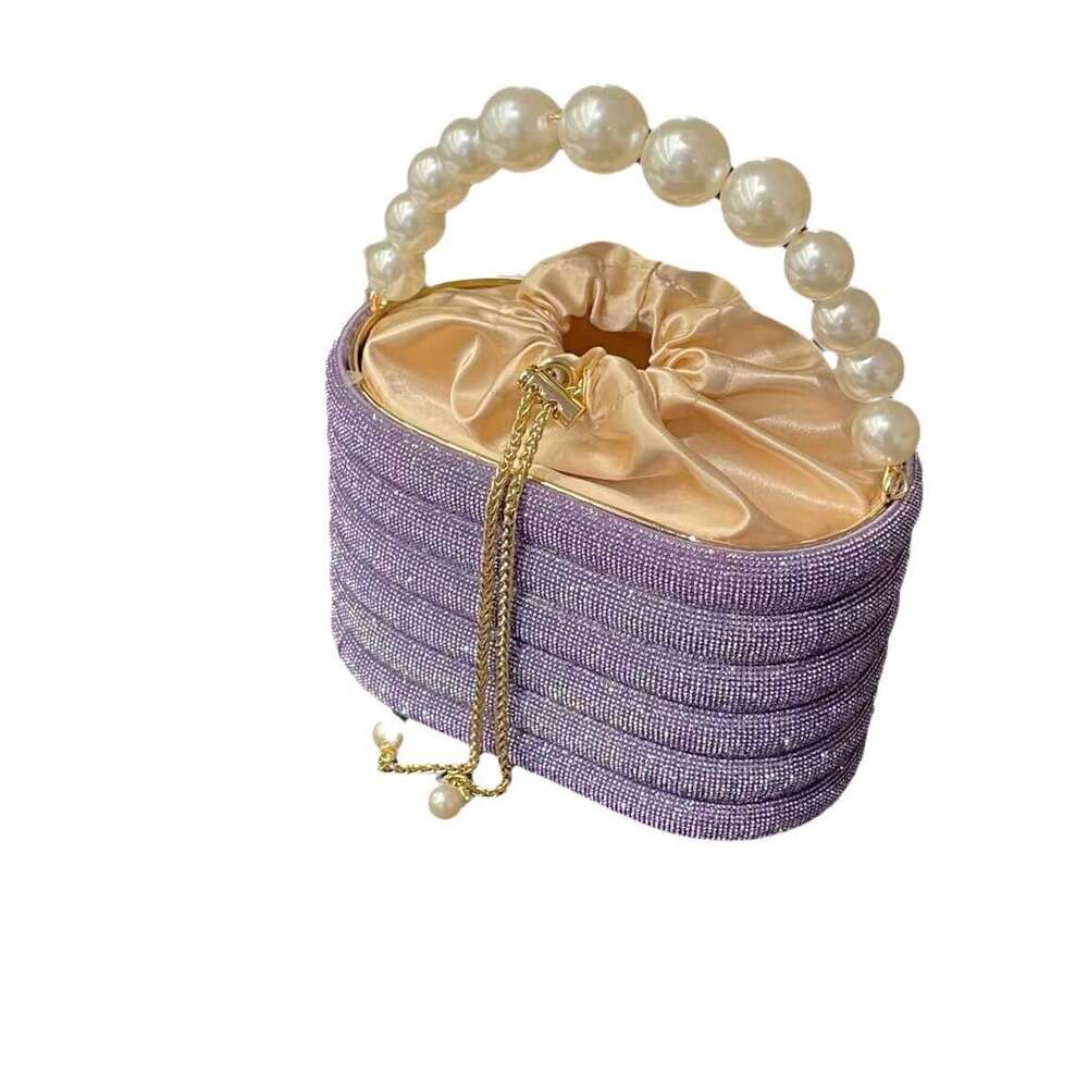 Evening Clutch Bag Purses And Handbag Designer Shoulder Shiny Crystal Clutch Purse Bucket Bag