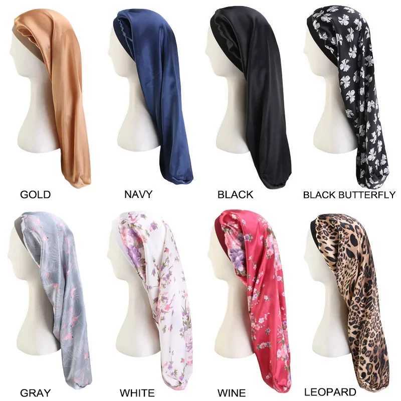 Long Satin Bonnet Sleep C Long Hair Care Bonnet Night Sleep C for Women Braids Curly Hair Natural Hair Adjustable Sleep CXJ241205