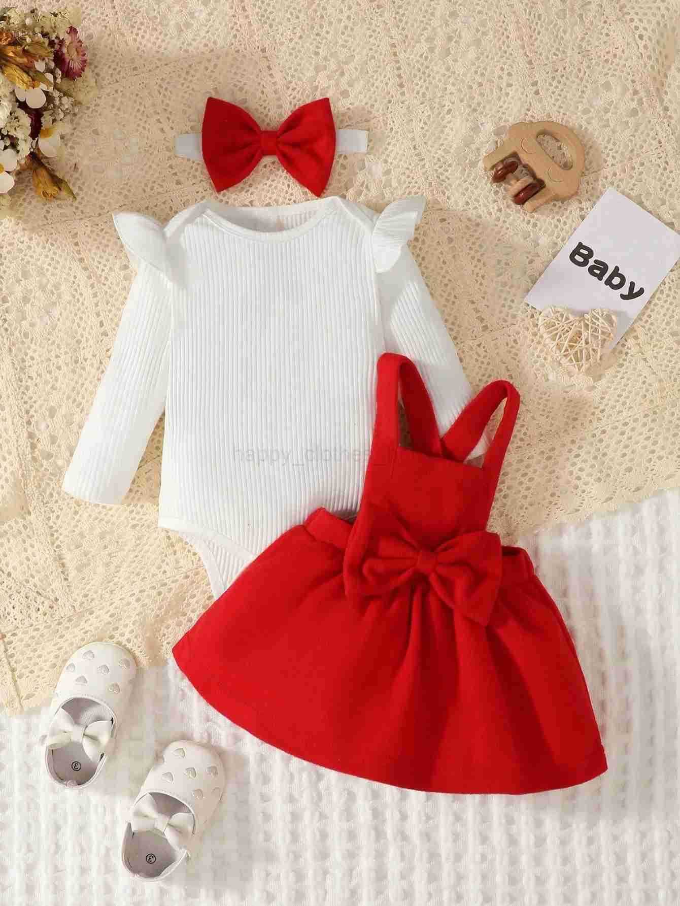New Autumn And Winter Solid Color Ha Yi Small Bow Dress Headband Three Piece Set Suitable For Daily OutingsXJ241205