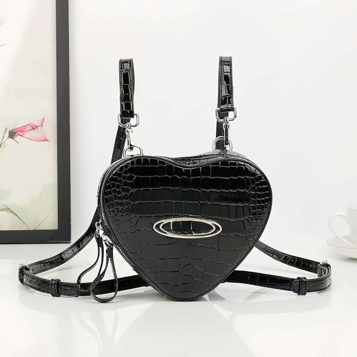 Saturn Pattern West Soft wood Handbag New Crossbody Bag Stylish High Tote Bag Designer Bag Brooklynn Bag Shoulder Bag Purse Bag Wallet Cyme 02