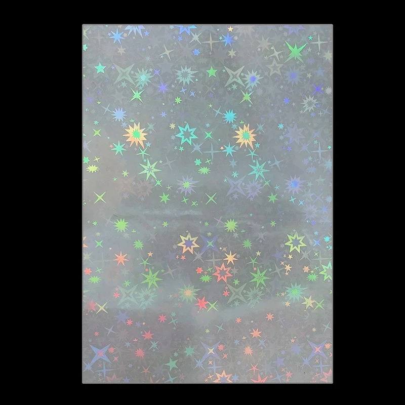 Heallor 3D Laser Nail Art Stickers Star DIY Heart shaped Transfer Stickers Holographic Slide Nail Decoration Craft Accessories 241205