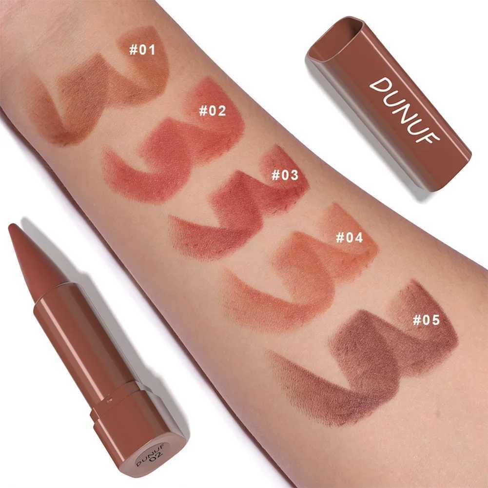 9Colors Pointed Matte Lipstick Nude Red Brown Velvet Lip Liner Pencil Outline Contouring Gradient Lipliner Tinted Balm CosmeticXJ241205