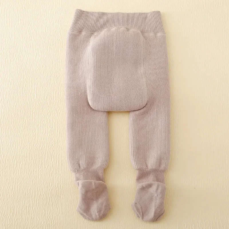 1-8Y Childrens Super Thicken Warm Tights Girls Toddlers Baby Girls Pants Lamb Wool Pantyhose Children Solid Plush Leggings 241204
