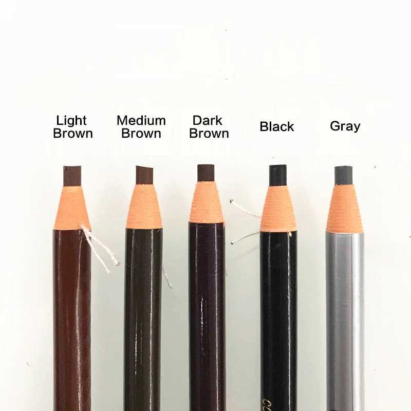 0 eyebrow pencils suitable for makeup coloring waterproof cosmetics cheap pencils black brown and wholesale natural beauty productsW241205