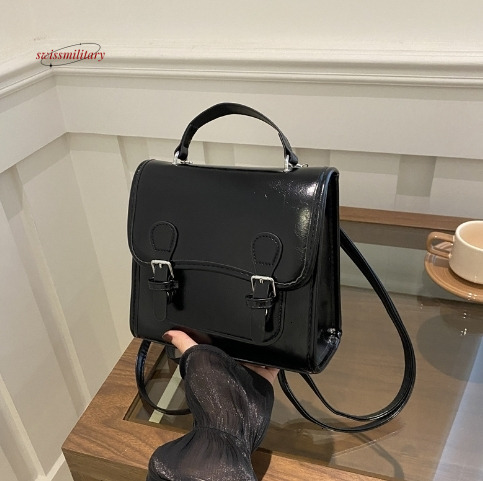 High quality fashionable for women 2024 new simple backpack, college style versatile single shoulder diagonal cross bag handbag swissmilitary