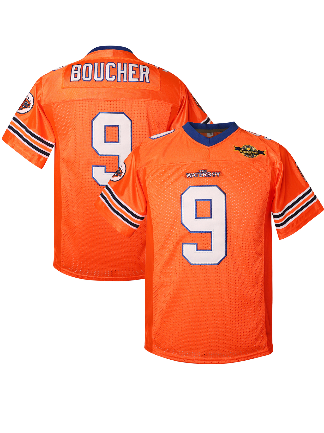Youth Kids Waterboy 9 Bobby Boucher 50th Anniversary Stitched Movie Football Jerseys Perfect for Training, Competition