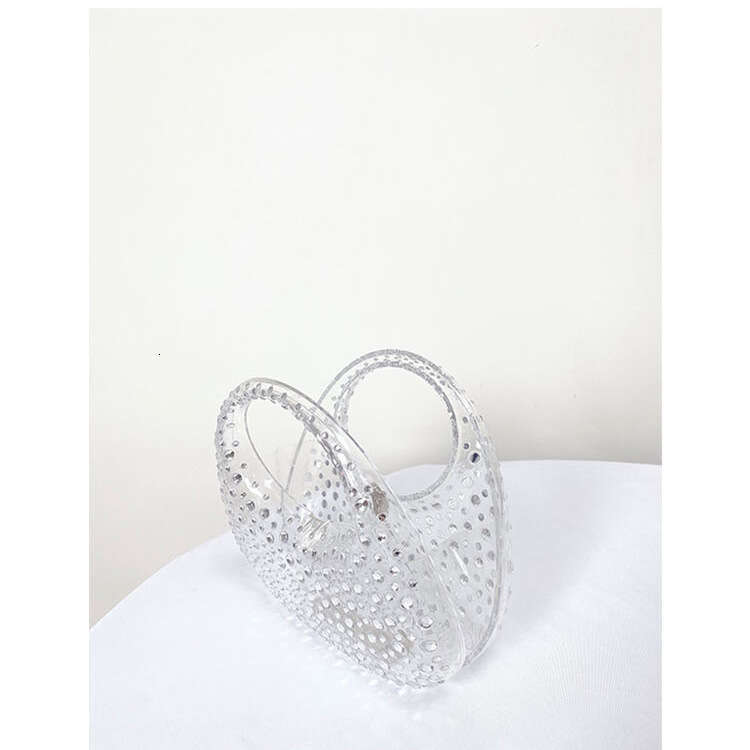 Fashionable women's handbags and wallets, transparent acrylic party, dance party, evening bag, casual transparent handbag