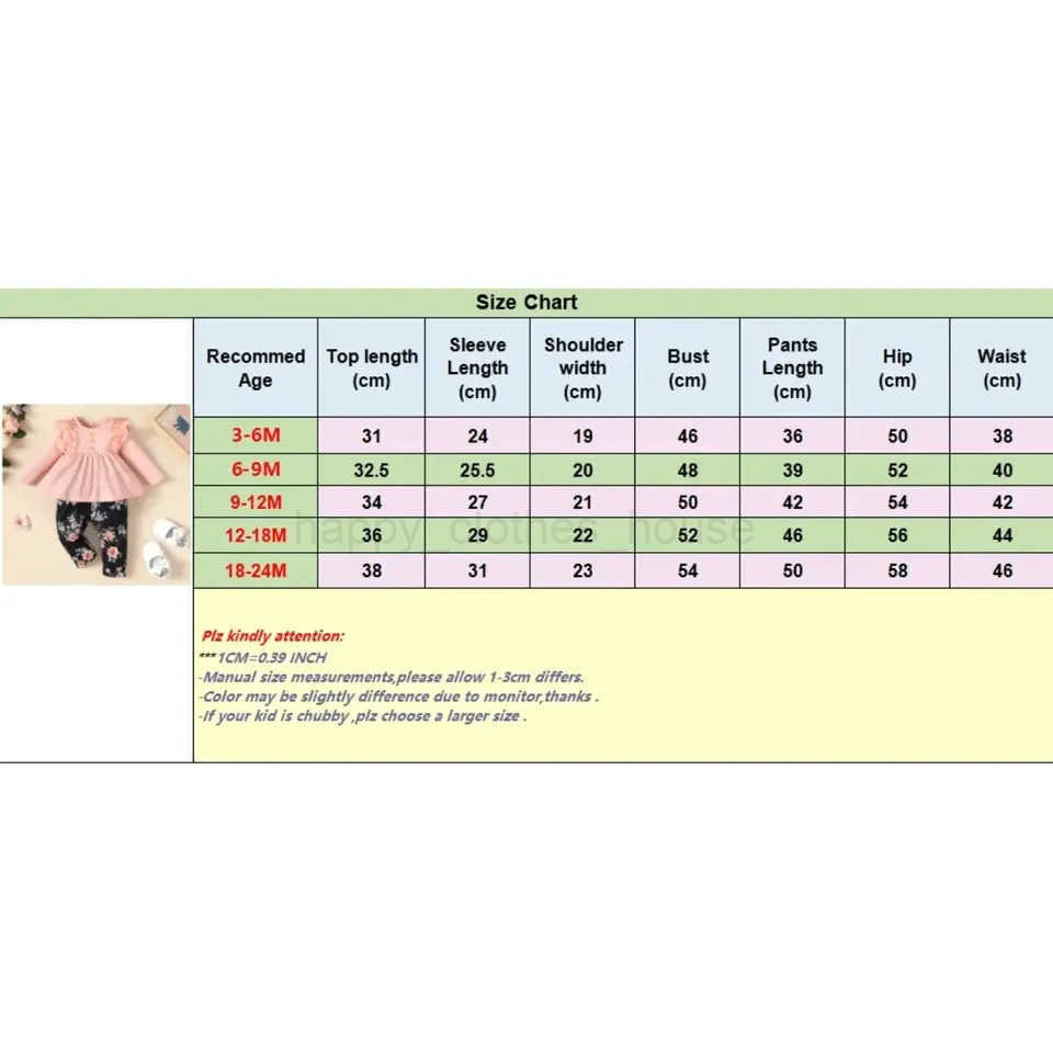 2PCS Infant Girl Clothes Set Long Sleeved Lace Top+Flower Pants Fashion Lovely Spring Autumn Suit for Toddler Girl 3-24 MonthsXJ241205