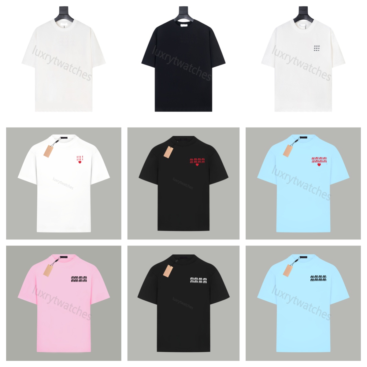 Luxury Mens Designer T Shirt Black Pink Letter Printed Shirts Short Sleeve Fashion Brand Designer Top Tees Asian Size XS-L