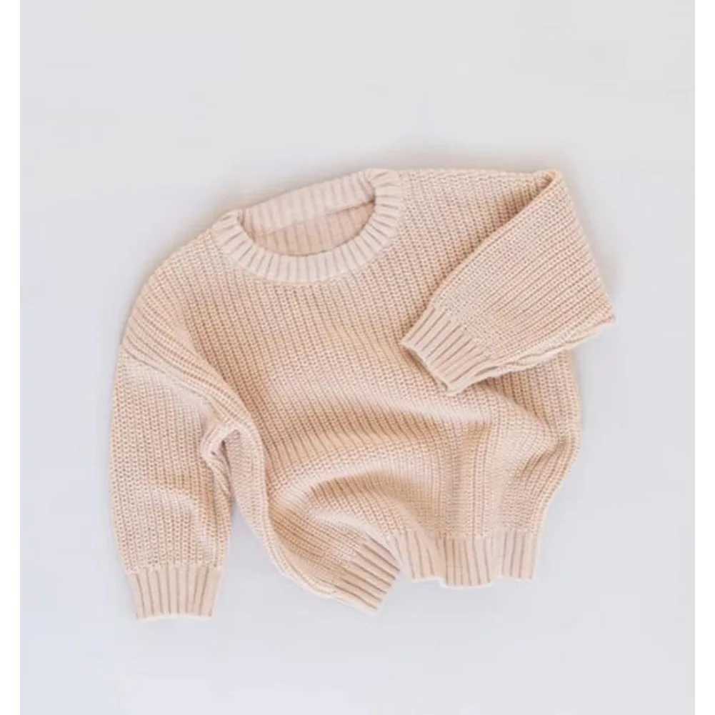 Autumn Toddler Boys Girls Sweaters Pullover Kids Knitted Sweaters Full Set Baby Top Childrens Warm Clothes W241205