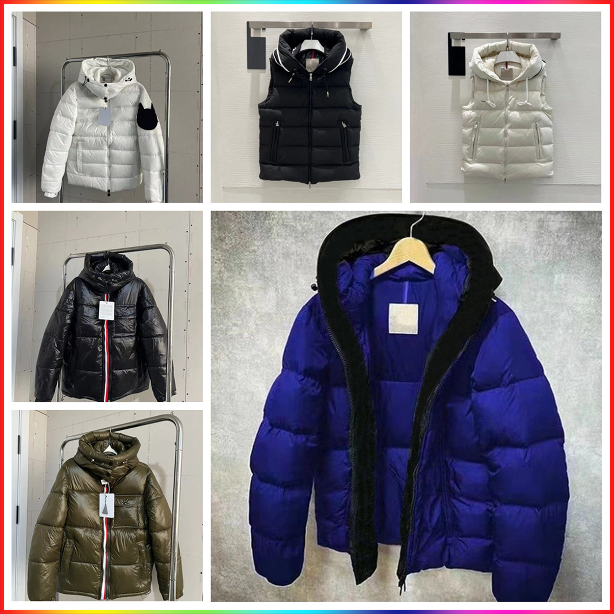 24ss Luxury Designer men's White duck down jacket high-quality women Down Jackets Vest Winter thickening outdoor Jackets Classical down parkas Couple Size M to 5XL 01