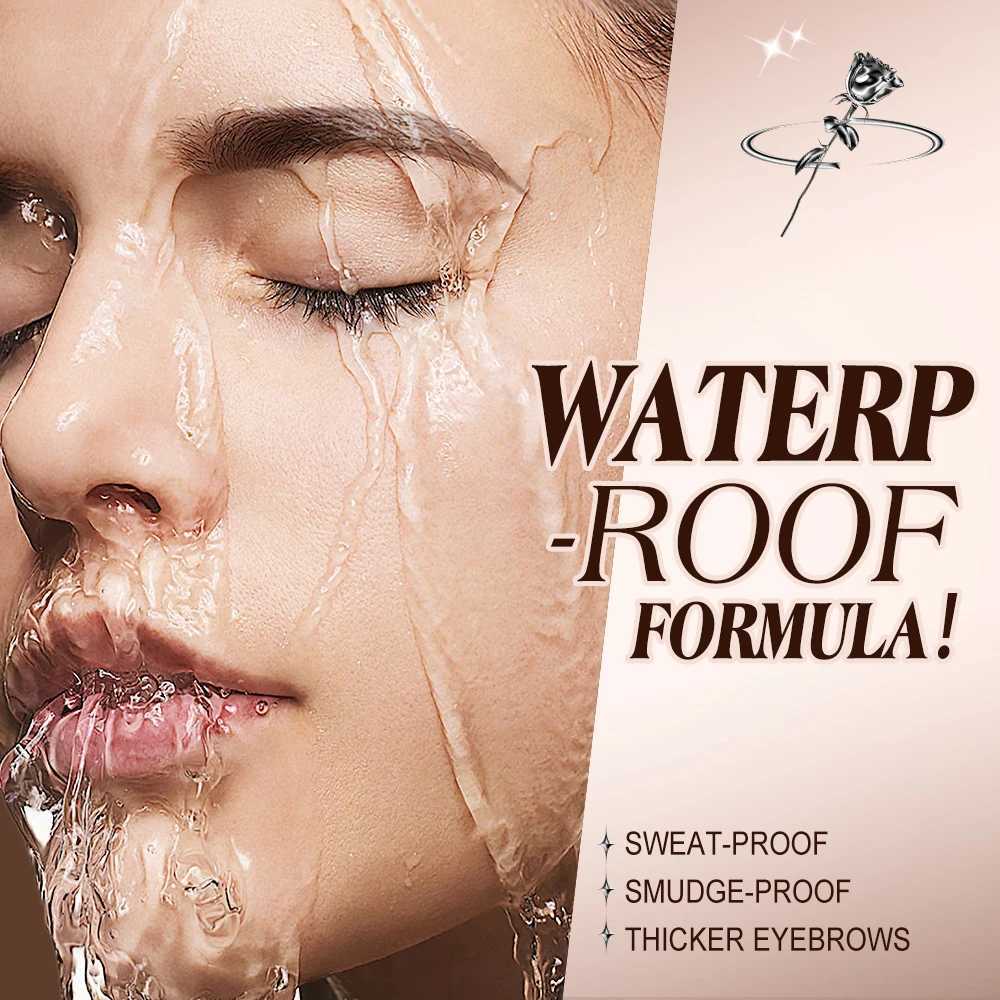 BANXEER Eyebrow Pomade Cream 4-color natural waterproof durable high tone eye shadow with brush makeupW241205