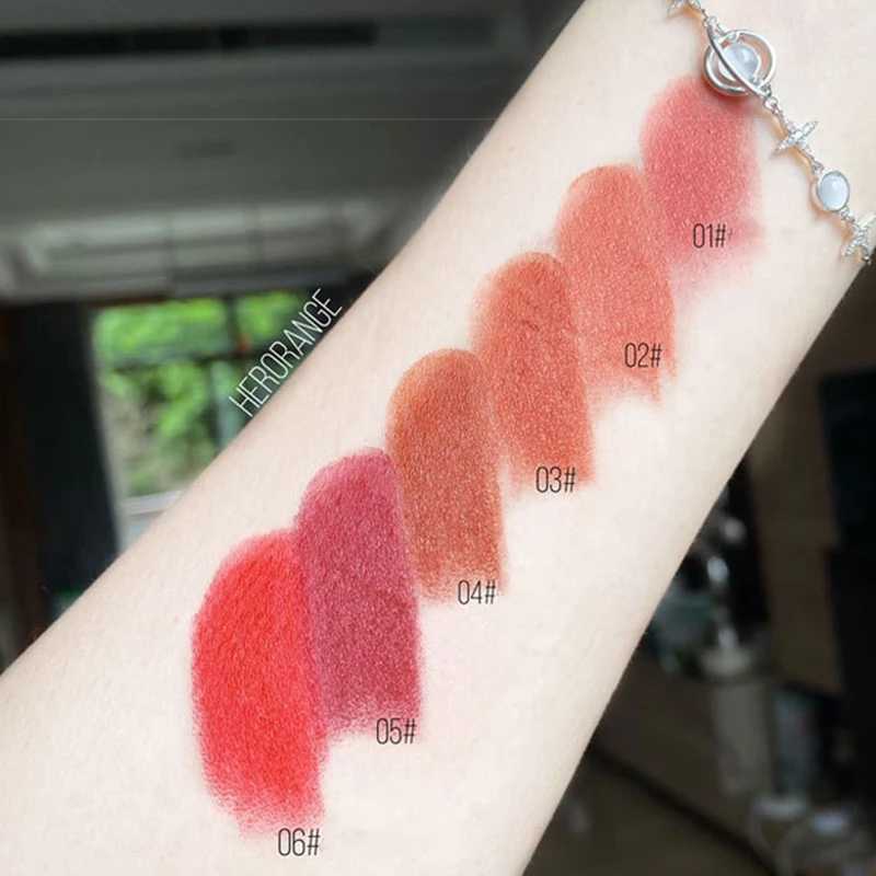 6 Color Matte Lipstick Set Velvet Lip Glaze Color Charm Lasting Non-fading Lip Makeup Lasting Silky Moisturizing Lip Tint TubeXJ241205