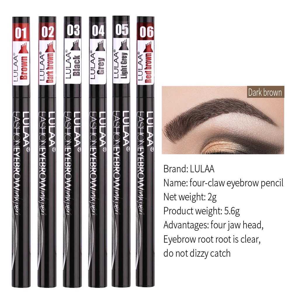 6-color dye waterproof eyebrow pencil eye shadow for eye shadow makeup waterproof durable sketch liquid eye shadowW241205