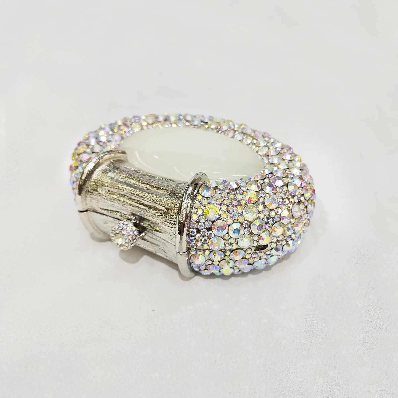 Large Stone Hard Metal Evening Clutch Bag Crystal Women Bags y ner Fashion Party Banquet Purse Diamond Handbag 241204